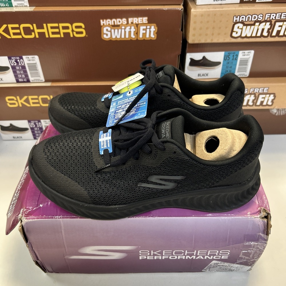 Skechers GOwalk Joy Sneaker Women 6.5 Black Performance Athletic 124641